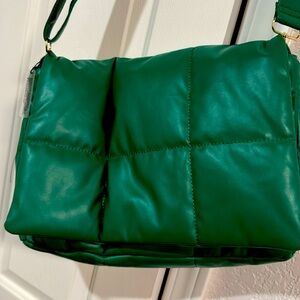 Green Anthropologie cross body. Never used